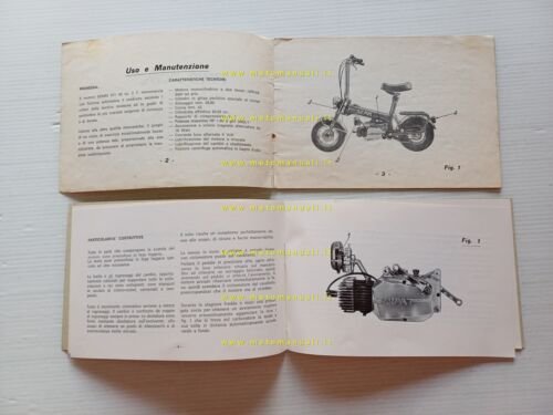 DEMM 50 Ping-Pong 1973-74 manuale uso originale italiano engine owner's …