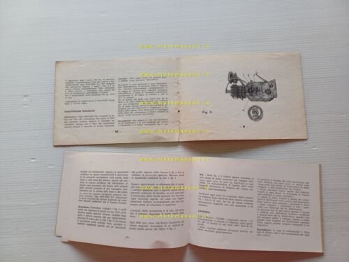 DEMM 50 Ping-Pong 1973-74 manuale uso originale italiano engine owner's …