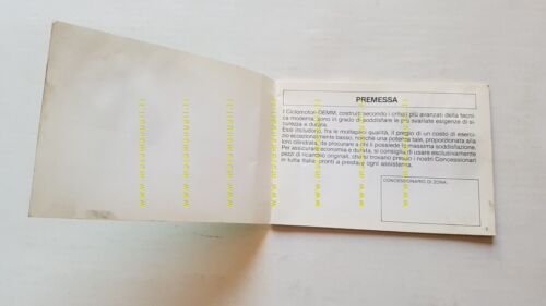 Demm 50 Quick 2 - Brio 1980 manuale uso Italiano …