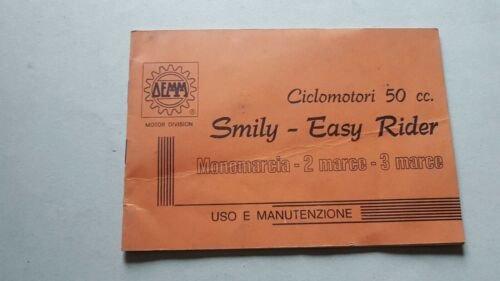 DEMM 50 Smily - Easy Rider manuale uso originale italiano …