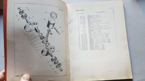 Demm 75 2T catalogo ricambi originale moto spare parts catalogue