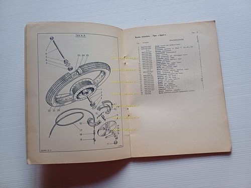 DEMM 75 Sport - Turismo 1963 catalogo ricambi originale spare …