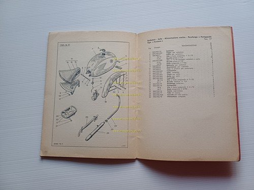 DEMM 75 Sport - Turismo 1963 catalogo ricambi originale spare …
