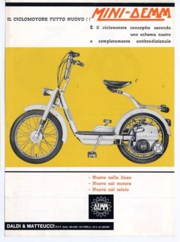 Demm Mini Demm 50 depliant originale brochure