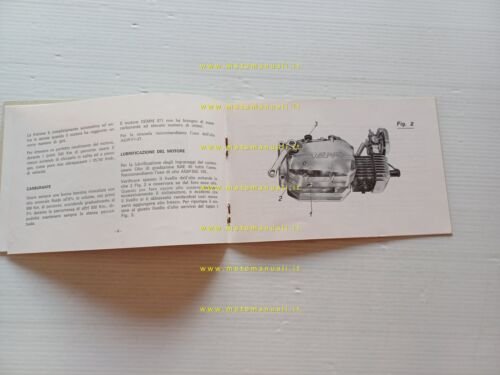 DEMM Motore 49 "071" 1971 manuale uso libretto originale italiano …