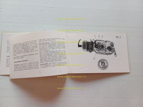 DEMM Motore 49 "071" 1971 manuale uso libretto originale italiano …