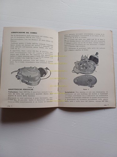 Demm motore 49 2-3 V 1966 manuale uso manutenzione originale …