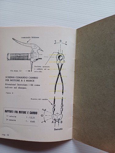 Demm motore 49 2-3 V 1966 manuale uso manutenzione originale …