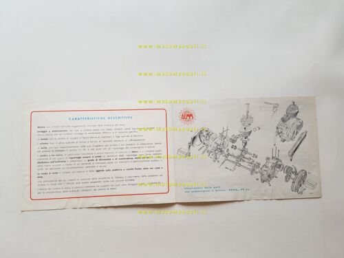 Demm motore 49 3V anni 60 depliant originale italiano