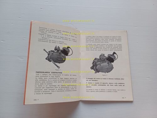 DEMM Motore 50 2-3V 1970 manuale uso originale italiano engine …