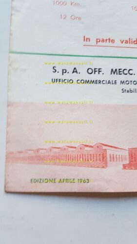 Demm produzione modelli moto ciclomotori 1963 depliant italiano originale