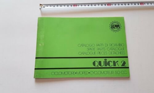 Demm Quick 2 50 catalogo ricambi 1980 ORIGINALE spare parts …