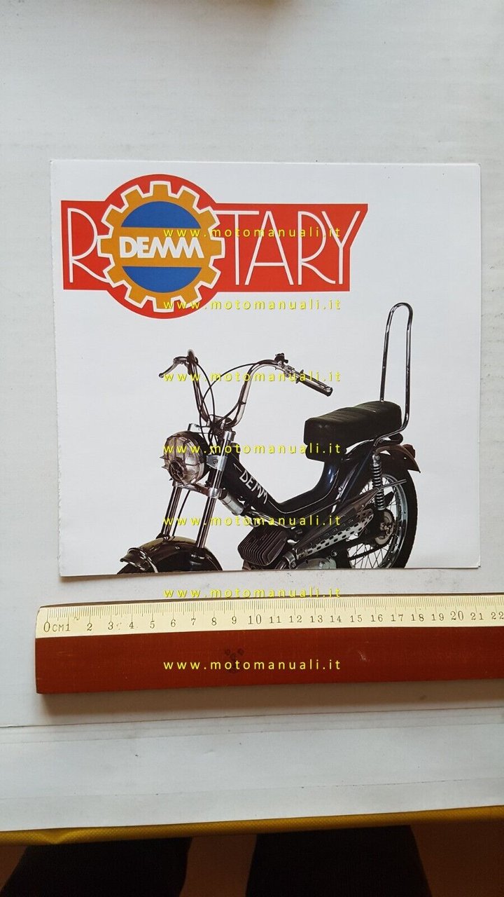 DEMM Rotary 50 tubone depliant originale anni 70