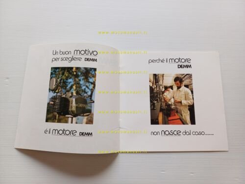 Demm Smily 50 depliant ciclomotore anni 70 italiano originale