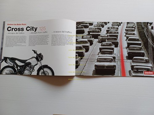 Derbi 125 Cross City 2009 depliant originale