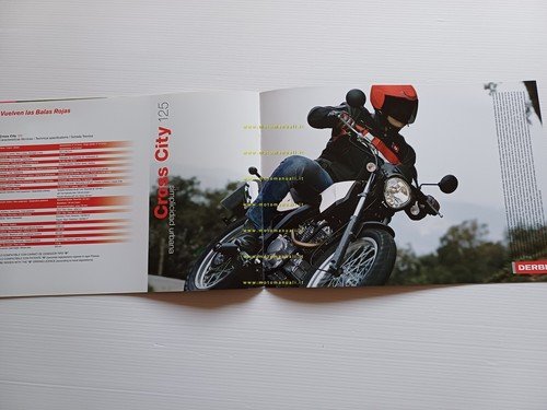 Derbi 125 Cross City 2009 depliant originale