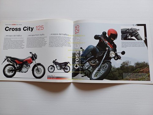 Derbi 125 Terra Mulhacen Cross City Senda 2009 depliant originale