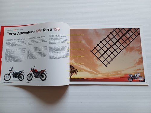Derbi 125 Terra Mulhacen Cross City Senda 2009 depliant originale