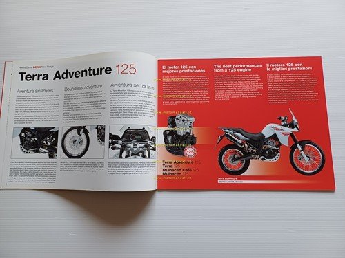Derbi 125 Terra Mulhacen Cross City Senda 2009 depliant originale