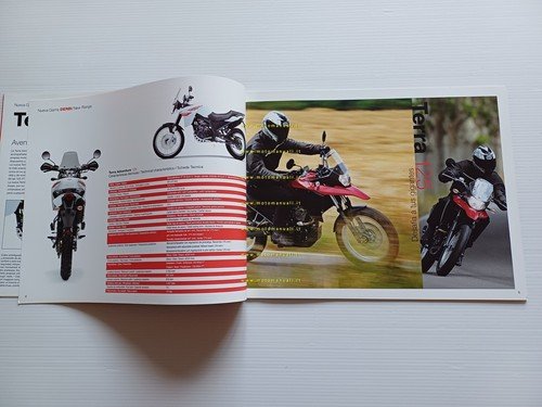 Derbi 125 Terra Mulhacen Cross City Senda 2009 depliant originale