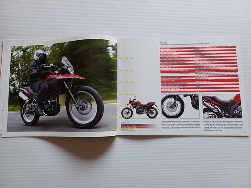 Derbi 125 Terra Mulhacen Cross City Senda 2009 depliant originale