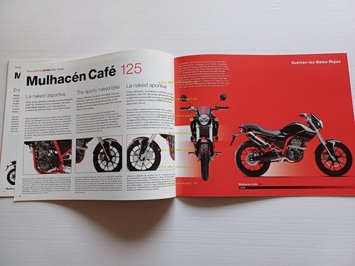 Derbi 125 Terra Mulhacen Cross City Senda 2009 depliant originale