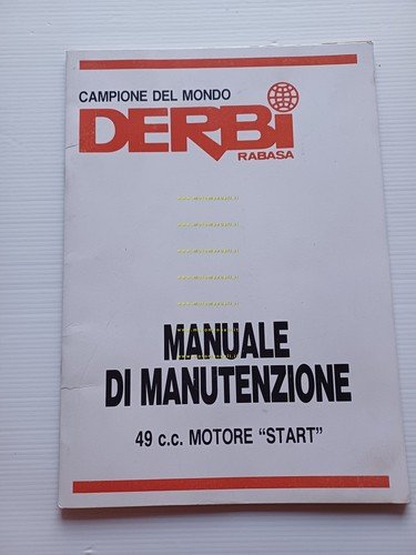 Derbi 49 MOTORE Start 1990 manuale officina italiano ORIGINALE