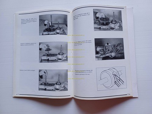 Derbi 49 MOTORE Start 1990 manuale officina italiano ORIGINALE