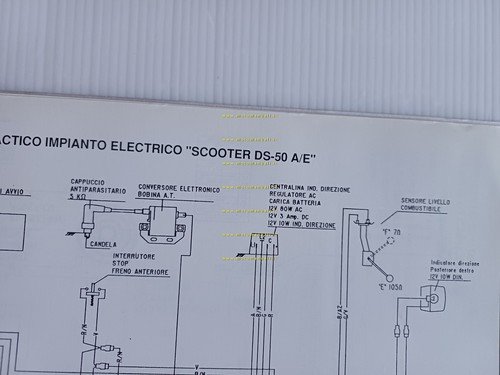 Derbi 49 MOTORE Start 1990 manuale officina italiano ORIGINALE
