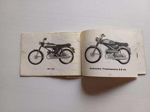 Derbi 50 Antorcha Coyote GT 4V 1974 manuale uso manutenzione …