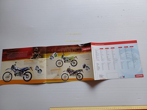 Derbi 50 Senda R - SM 2006 depliant italiano originale