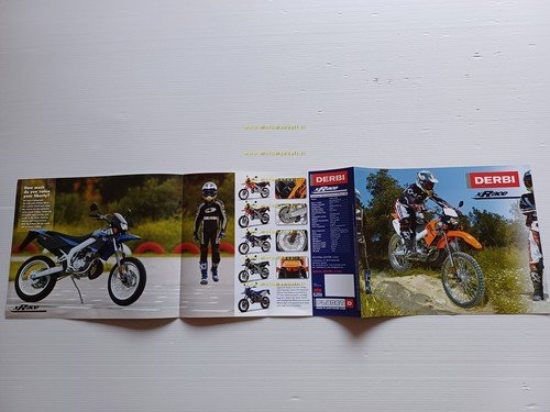 Derbi 50 X-Race R depliant inglese originale