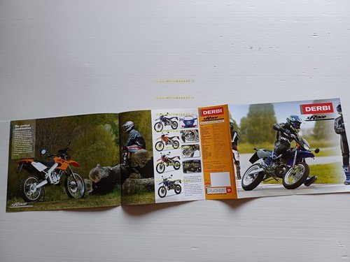 Derbi 50 X-Race R depliant inglese originale