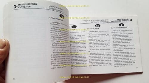 Derbi GPR 50 Nude 2004 manuale uso manutenzione libretto originale
