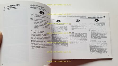 Derbi GPR 50 Nude 2004 manuale uso manutenzione libretto originale