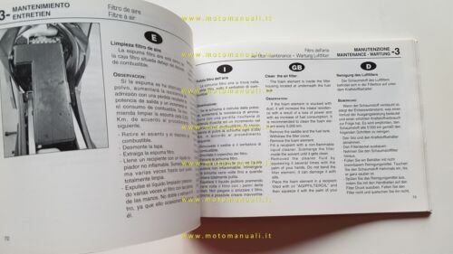 Derbi GPR 50 Nude 2004 manuale uso manutenzione libretto originale