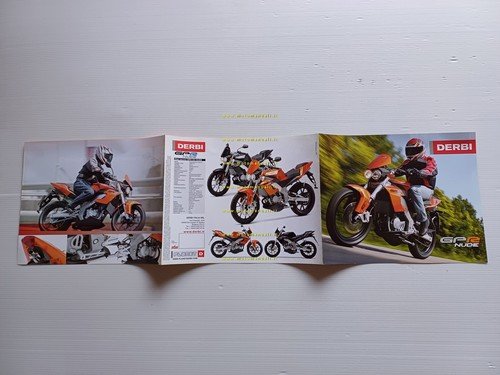 Derbi GPR Nude 50 depliant italiano originale