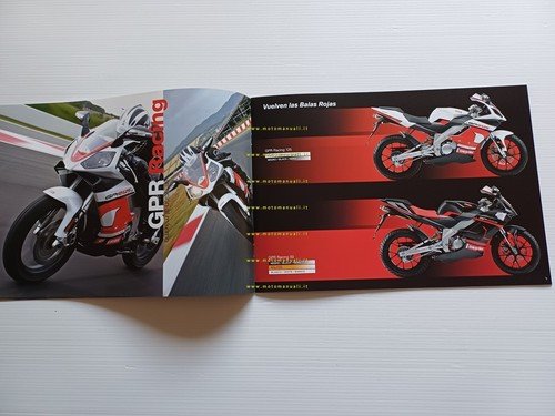Derbi GPR Nude 50-Racing 125-50-GP1 Racing 50-125-250 2009 depliant originale