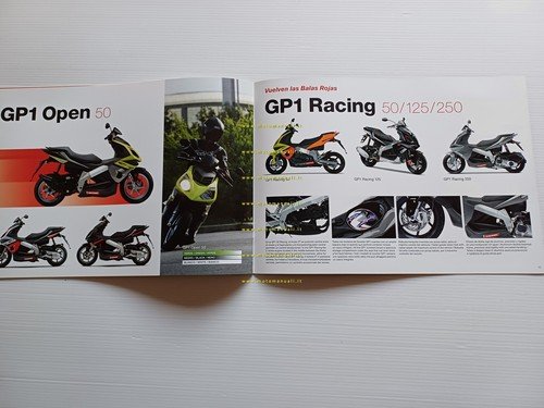 Derbi GPR Nude 50-Racing 125-50-GP1 Racing 50-125-250 2009 depliant originale