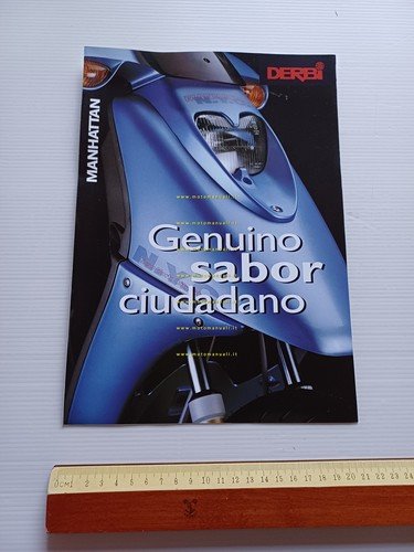 Derbi Manhattan 50 scooter 1997 depliant spagnolo originale