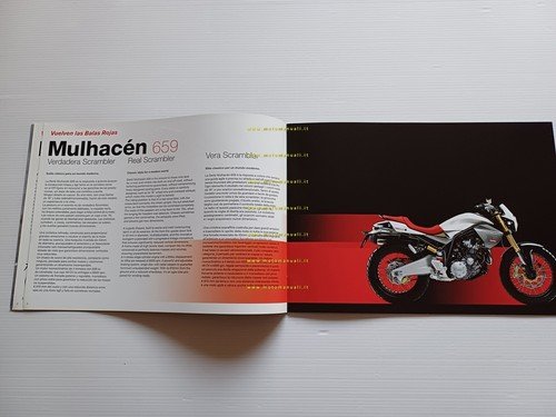Derbi Mulhacen 659 - Mulhacen 125 2009 depliant italiano originale