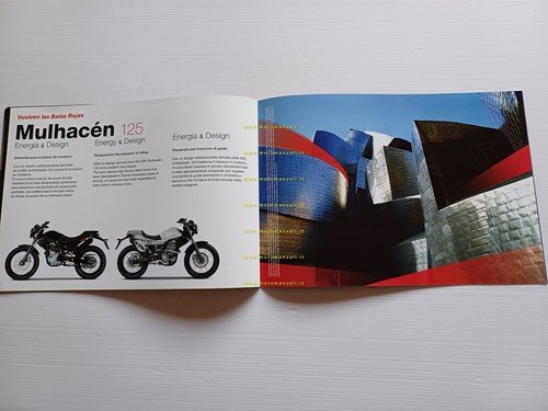 Derbi Mulhacen 659 - Mulhacen 125 2009 depliant italiano originale