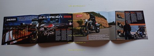 Derbi Mulhacen 659 2006 depliant italiano inglese spagnolo originale