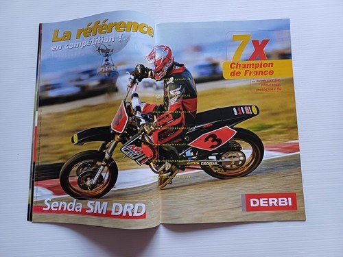 Derbi produzione modelli 2003-04 depliant francese originale