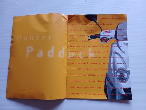 Derbi produzione scooter modelli 1997 depliant italiano originale