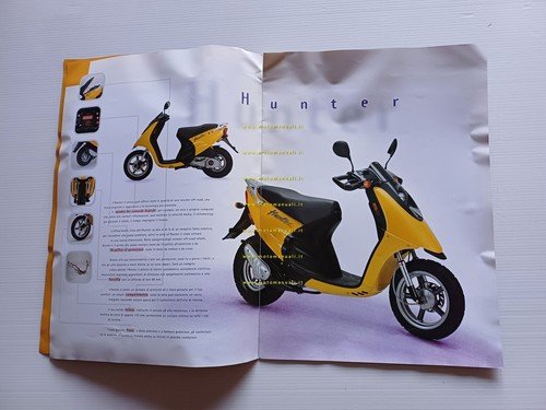 Derbi produzione scooter modelli 1997 depliant italiano originale