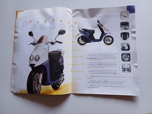 Derbi produzione scooter modelli 1997 depliant italiano originale