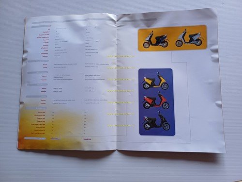 Derbi produzione scooter modelli 1997 depliant italiano originale