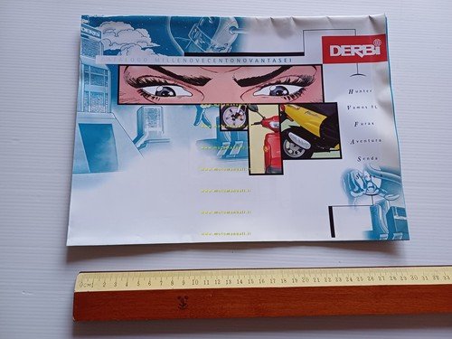 Derbi produzione tutti modelli 1996 depliant italiano originale