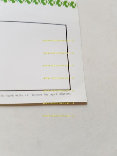 Derbi Scooter DS 50 A.E. 1991 depliant italiano originale